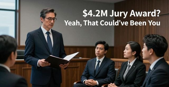 $4.2M Jury Award? Yeah, That Could’ve Been You